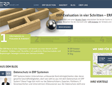 Tablet Screenshot of erp-selection.ch